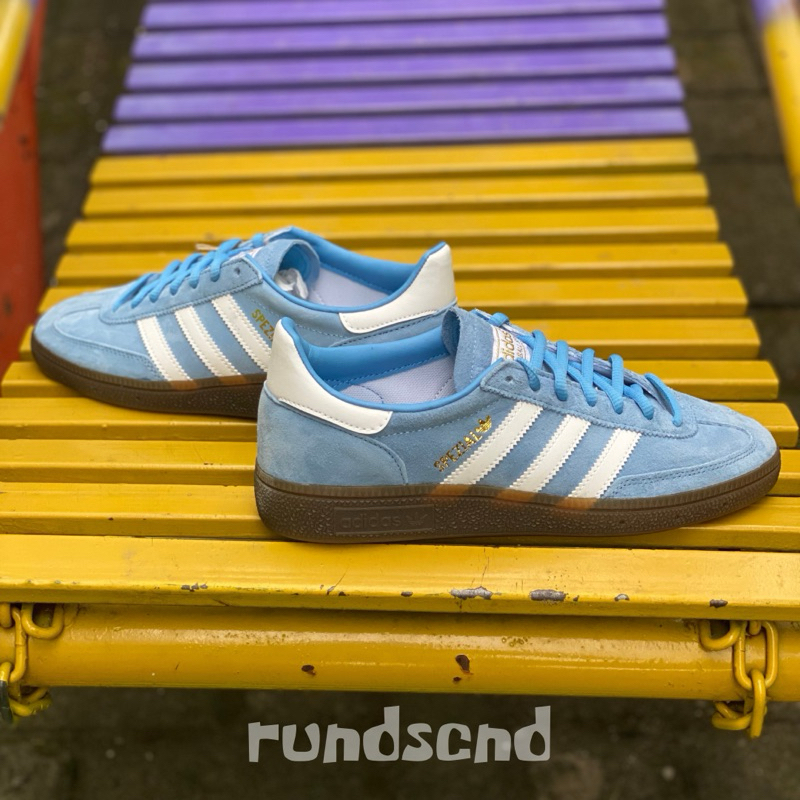 Jual Adidas Originals Handball Spezial Gum Light Blue art BD7632 ...