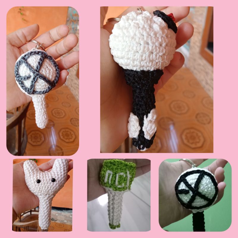 Jual Keyring Murah Gantungan kunci Lightstick BTS | EXO | NCT | NEW ...