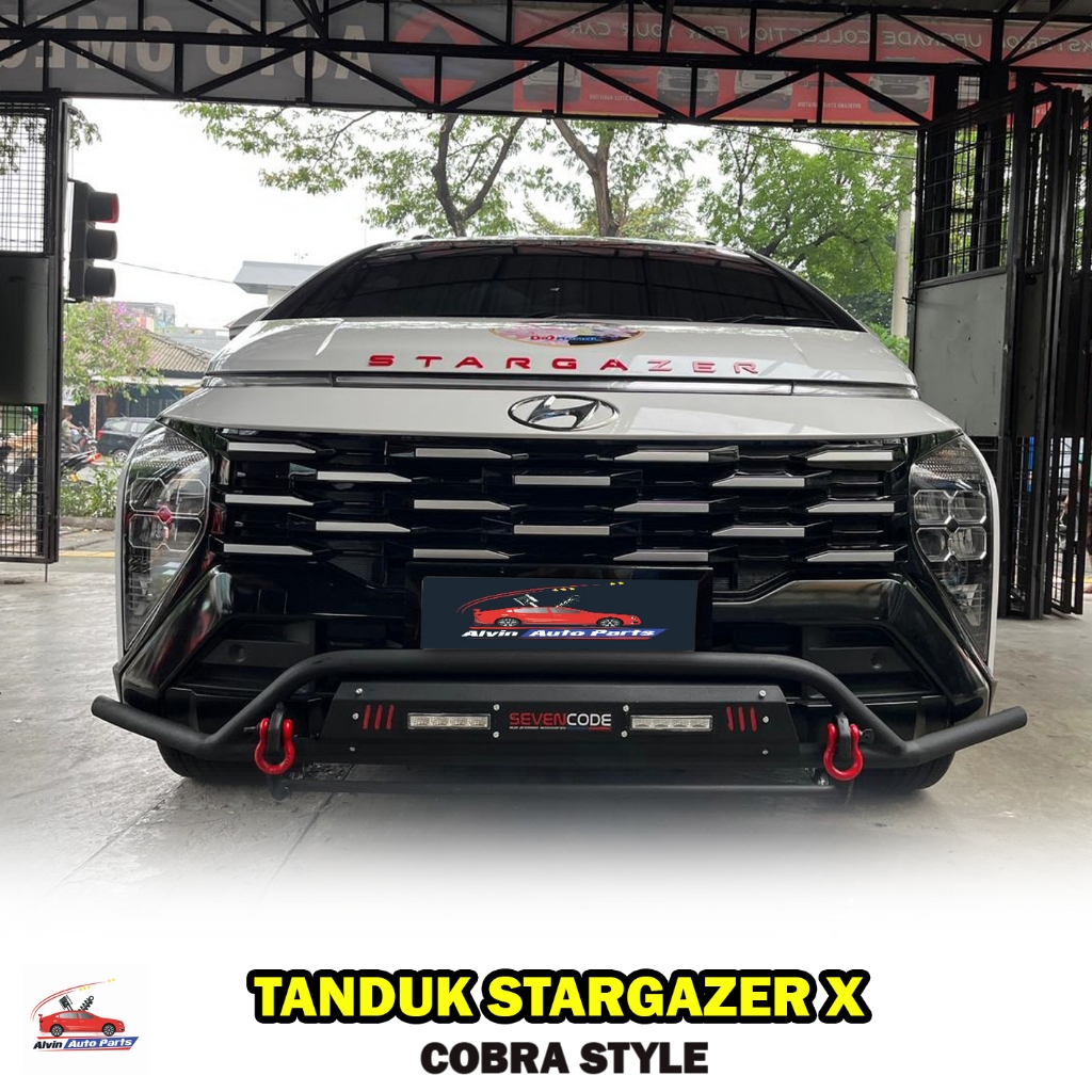 Jual TANDUK HYUNDAI STARGAZER X COBRA STYLE / PENGAMAN BUMPER DEPAN ...