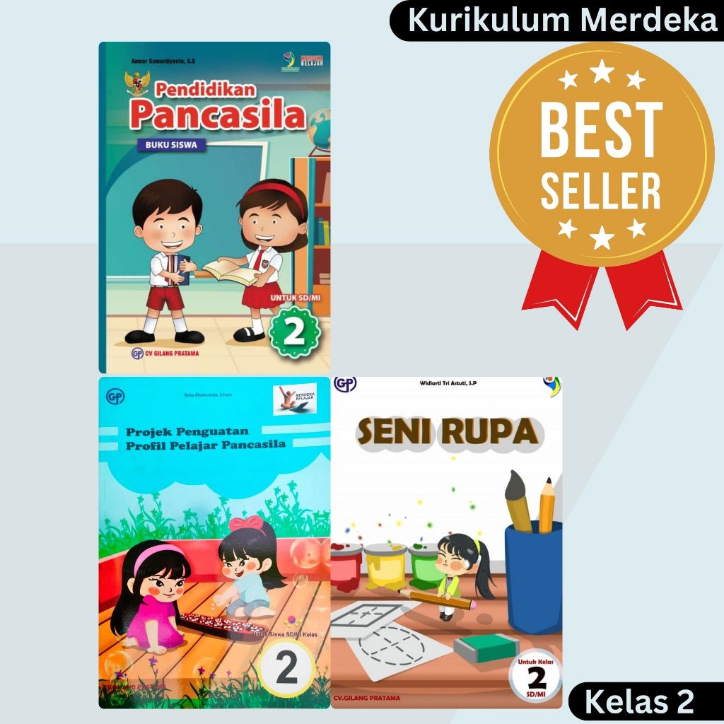 Jual Buku Kurikulum Merdeka Kelas 2 Pendidikan Pancasila | P5 | Seni