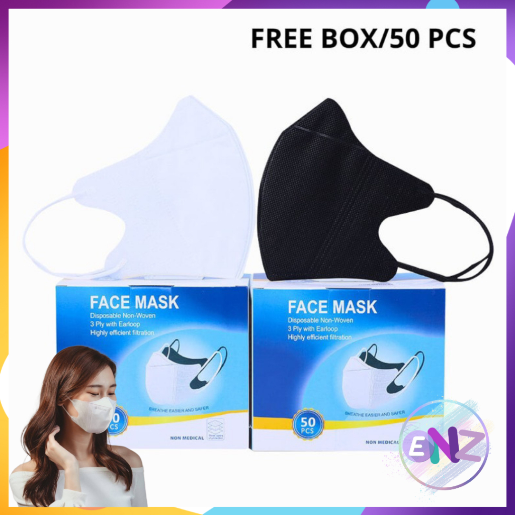 Jual ENZ ® MASKER DUCKBILL DUCK BILL FACEMASK FACE MASK DISPOSABLE 3PLY ...