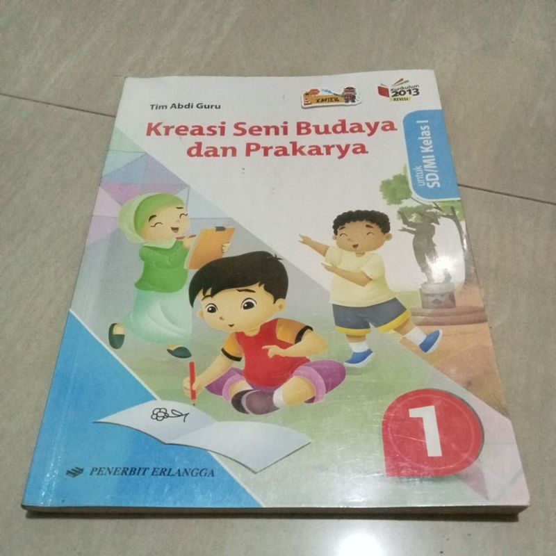 Jual BUKU ORI KREASI SENI BUDAYA DAN PRAKARYA KELAS 1 SD PENERBIT ...