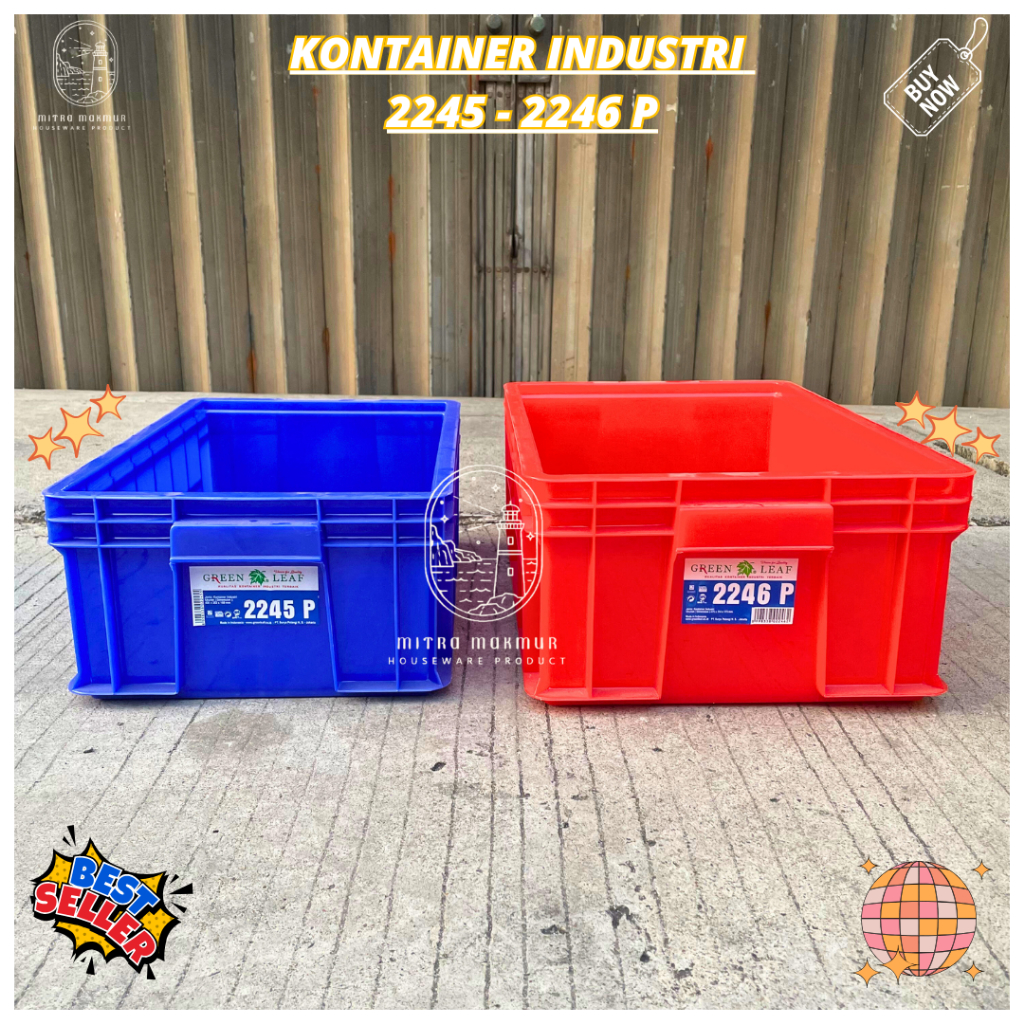 Jual Keranjang Industri 2245 2246 P Container Box Industri Rapat