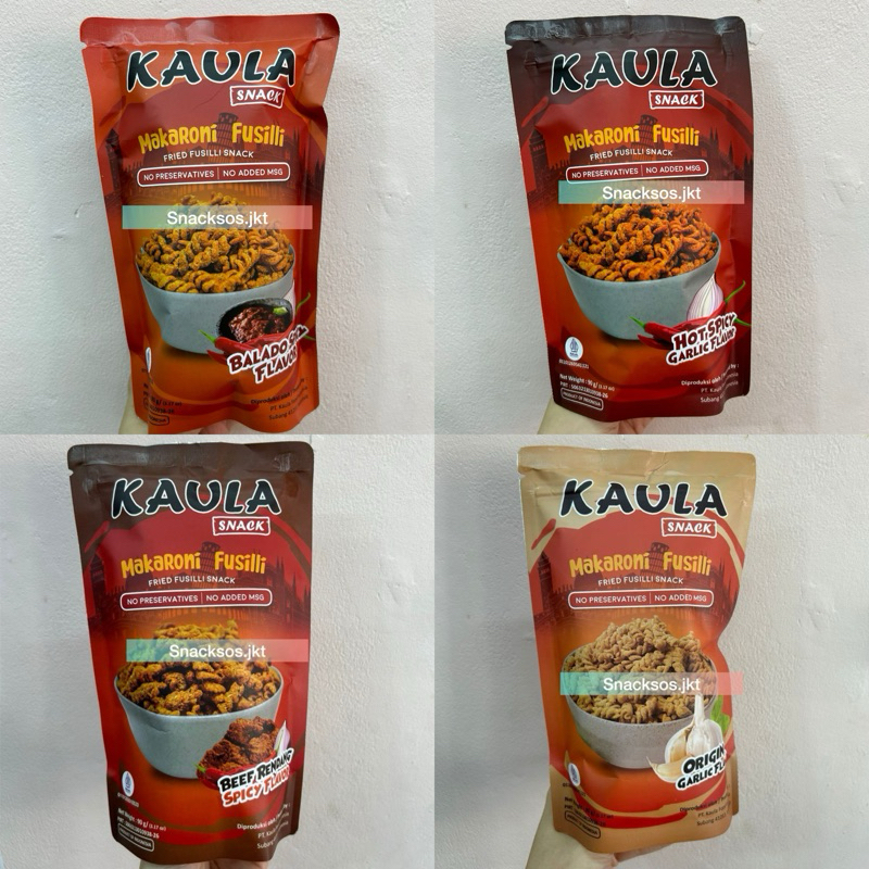 Jual KAULA MACARONI BALADO / BEEF RENDANG / HOT & SPICY / ORIGINAL ...
