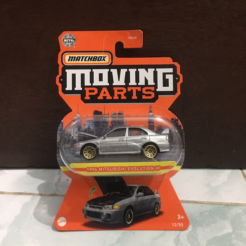 Jual Matchbox Moving Parts Mitsubishi Lancer Evolution IV | Shopee ...