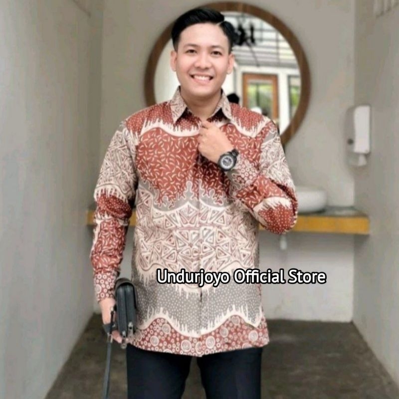 Jual Undurjoyo Blouse Batik Wanita Modern Terracotta Series | Shopee ...