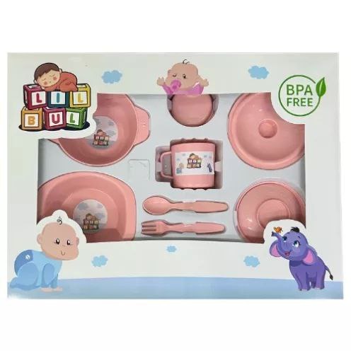 Jual 7in1 Tempat Makan Bayi Murah BPA FREE Feeding Set Lilbul Jumbo