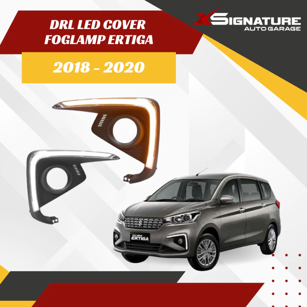 COVER FOGLAMP DRL/DRL BUMPER DEPAN DRL SUZUKI NEW ERTIGA 2018-2020 UP