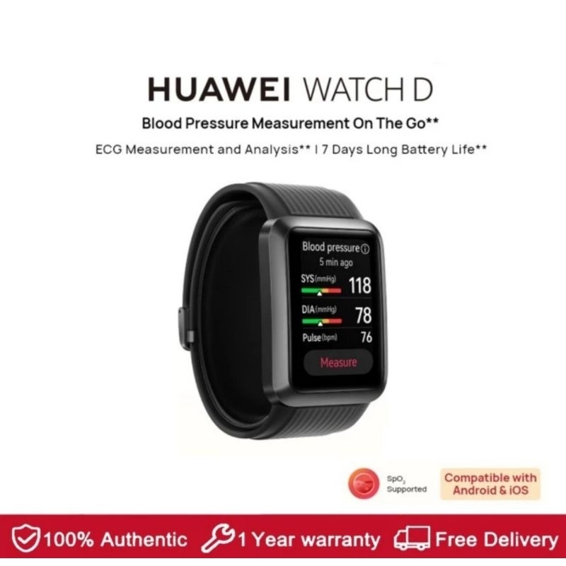 Jual Huawei Watch D Smartwatch Blood ECG Shopee Indonesia