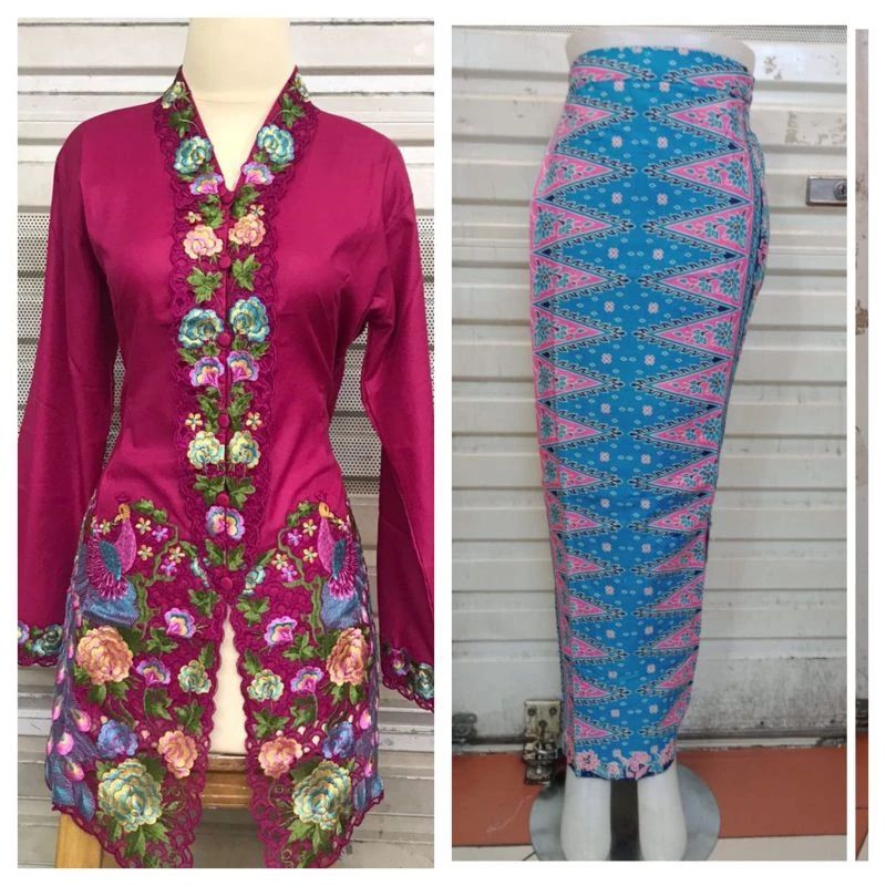Jual SETELAN KEBAYA ENCIM // KEBAY ENCIM MODEL BARU // ENCIM MODERN ...