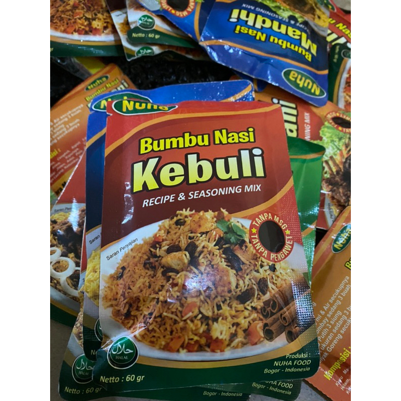 Jual Bumbu Nasi Kebuli Bumbu Beras Basmati Bumbu Briyani Bumbu Mandhi Bumbu Kabsa