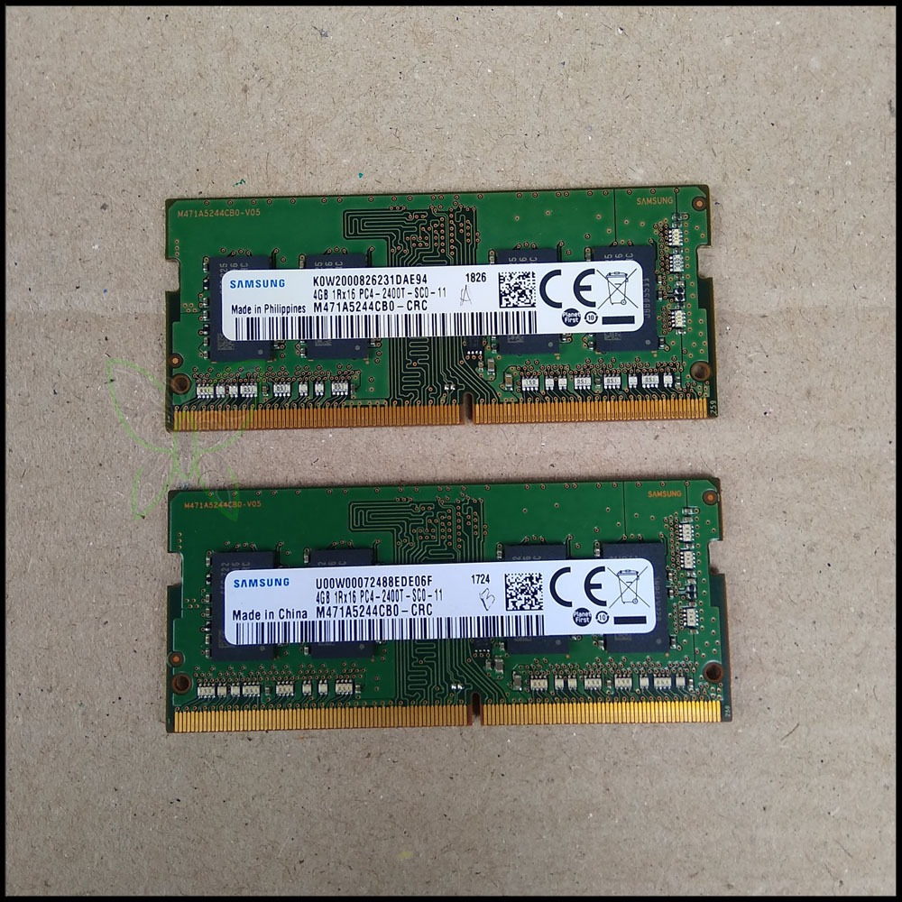 Jual RAM Samsung SODIMM 4 GB DDR4 4GB 1Rx16 PC4-2400T-SC0-11 - Ori ...
