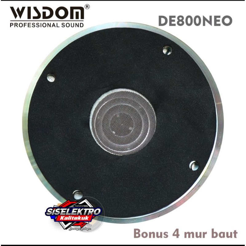 Jual Driver Tweeter WISDOM De800 NEO | Shopee Indonesia