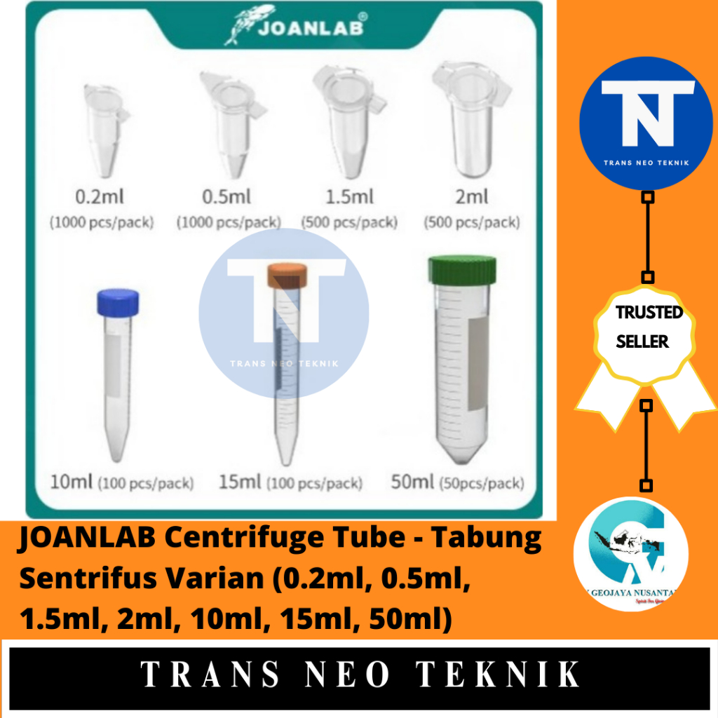Jual JOANLAB Centrifuge Tube - Tabung Sentrifus Varian (0.2ml, 0.5ml, 1 ...