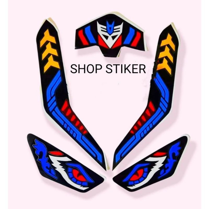 Jual Stiker Sticker lampu variasi dan alis VARIO NEW 125/150 | Shopee ...