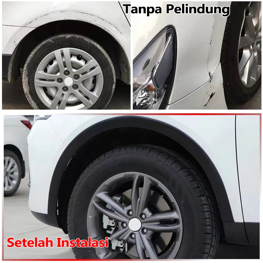 Jual SEAMETAL Stiker Pelindung Fender Mobil Roda Alis Anti-tabrakan ...