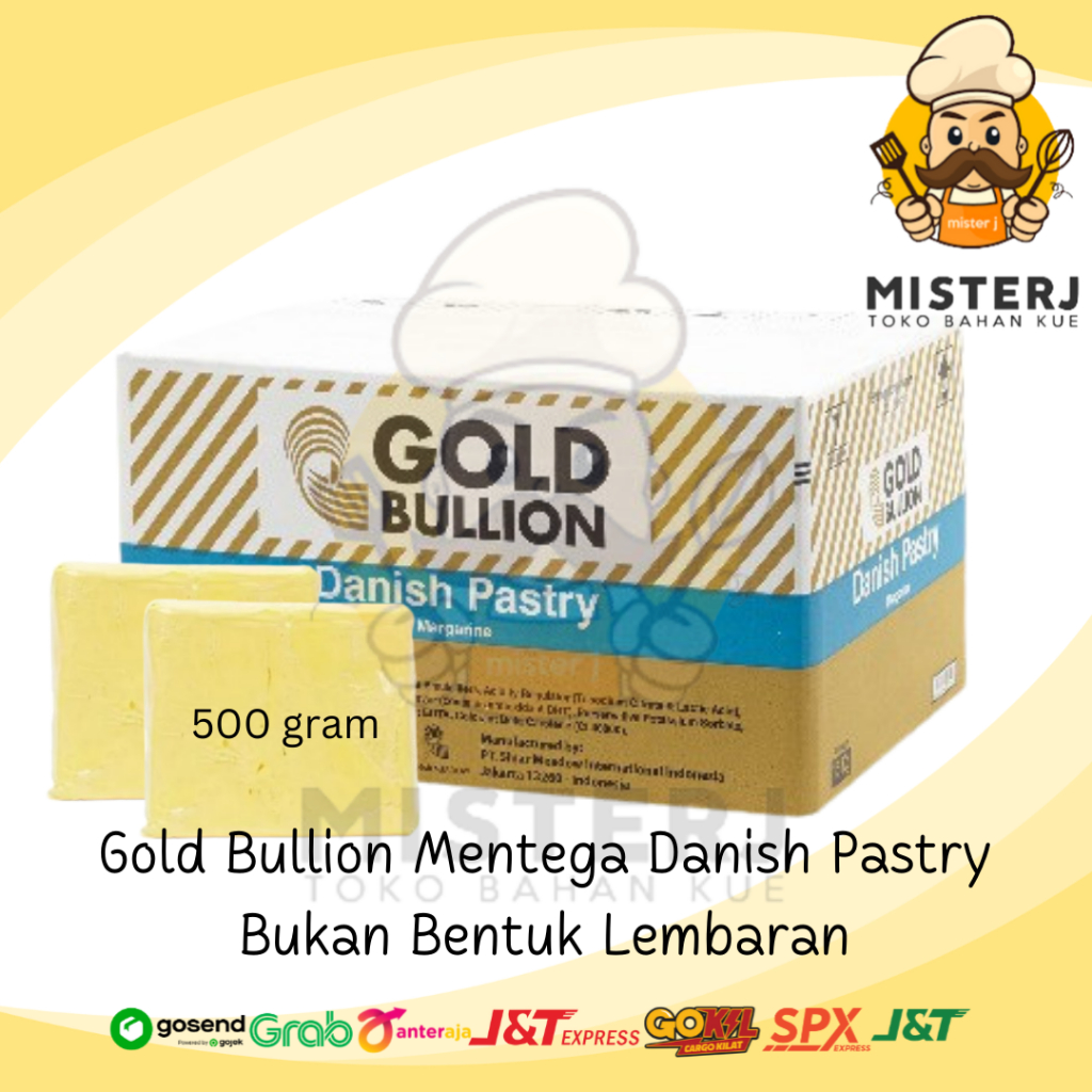 Jual Gold Bullion Danish Pastry Margarine Timbangan 250gr - 500gr - 1Kg ...