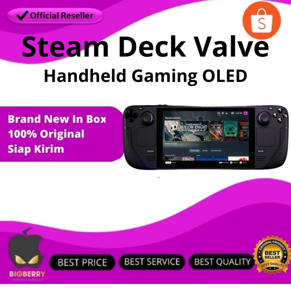 Jual Steam Deck Valve Handheld Gaming OLED 256GB 512GB 1TB LCD | Shopee ...