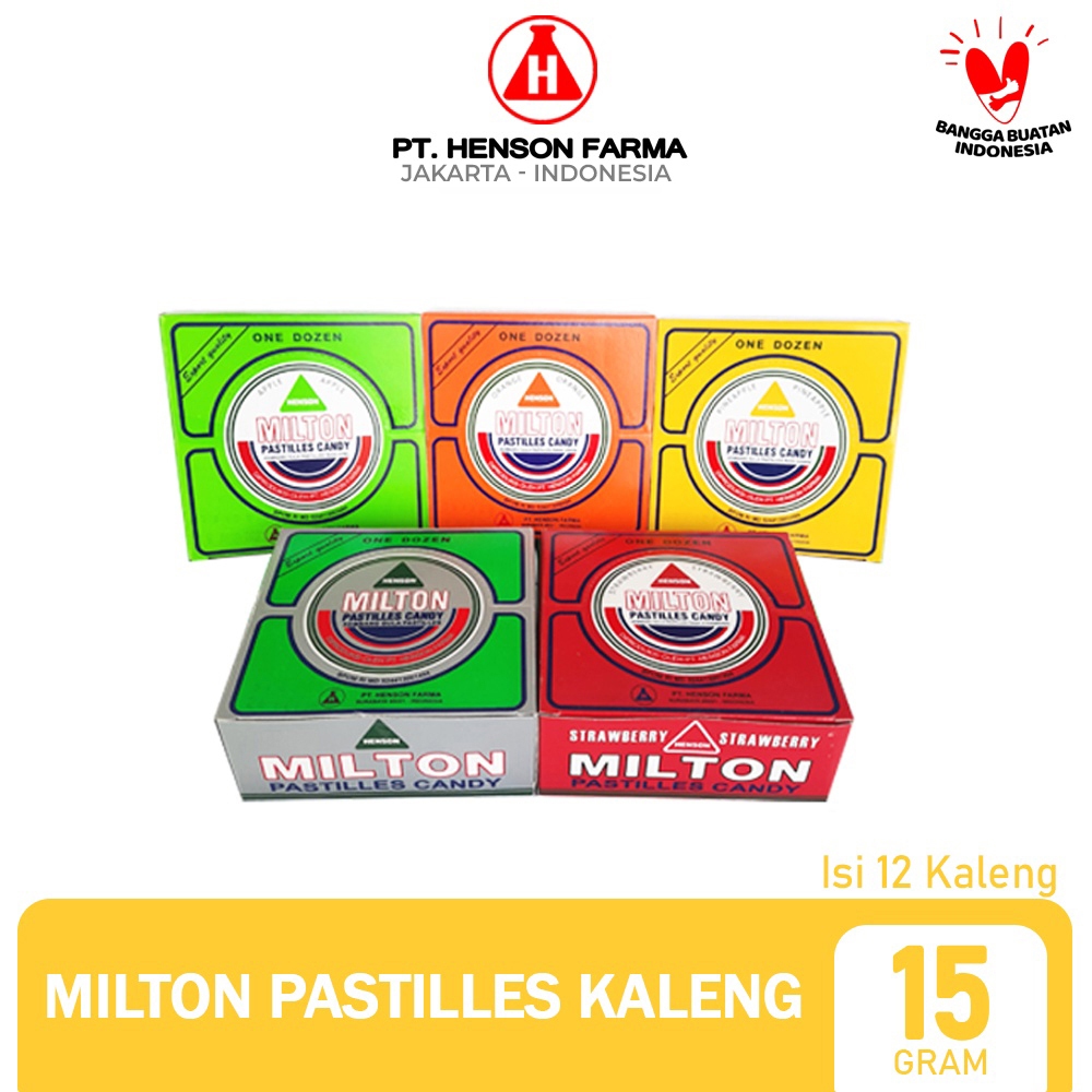 Jual Milton Pastilles Box 15gr Rasa Strawberry isi 12 Kaleng | Shopee ...