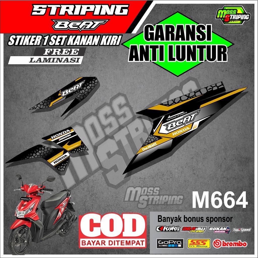Jual STIKER STRIPING STICKER MOTOR BEAT KARBU CARBU THN 2008 2009 2010 ...