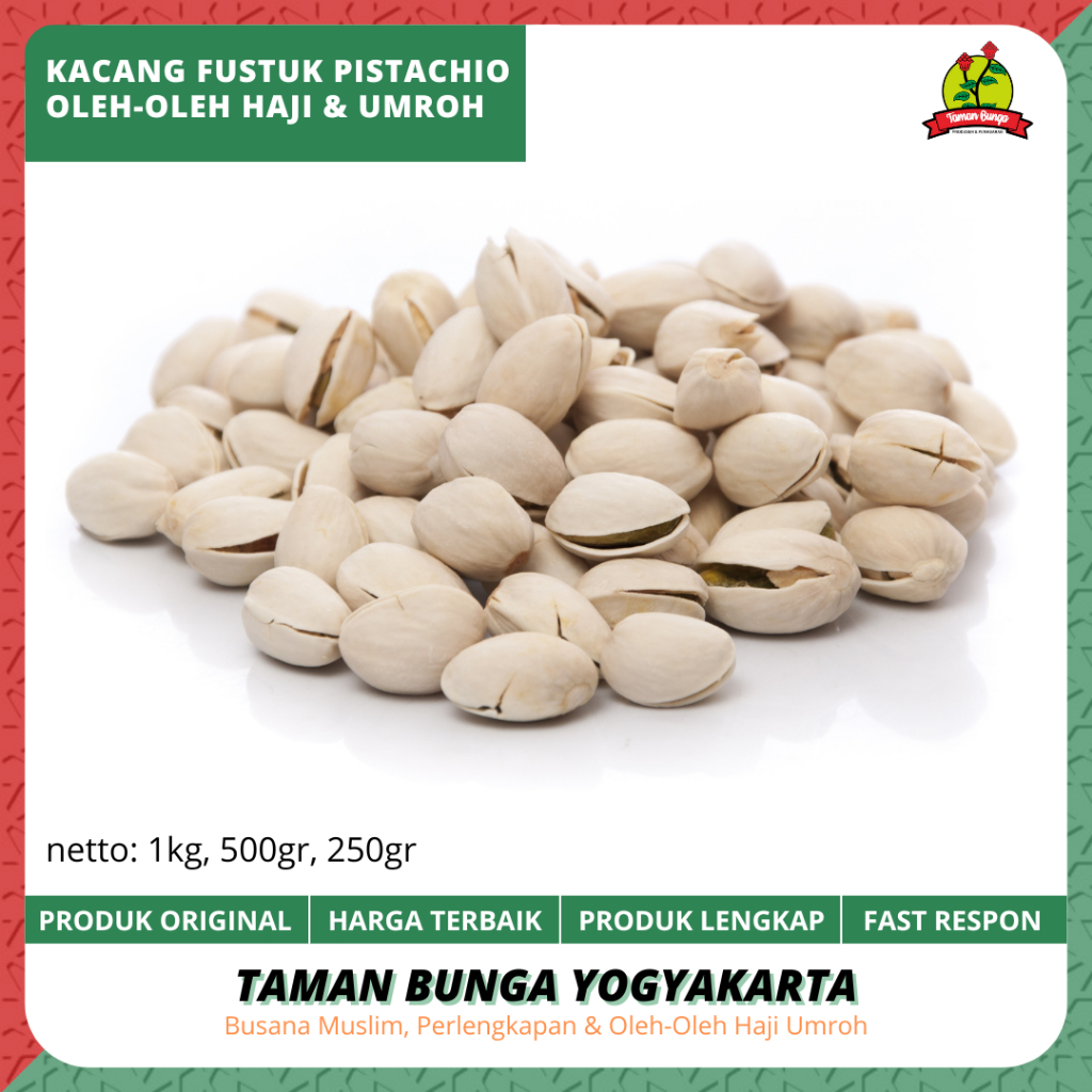 Jual KACANG FUSTUK ARAB / KACANG PISTACHIO / OLEH-OLEH HAJI UMROH / 500 ...