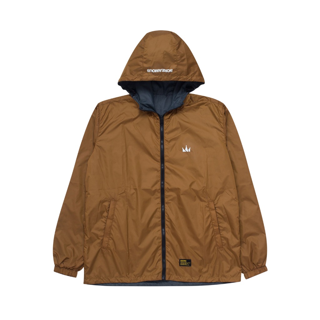 Jual Screamous Reversibel Jacket ARILE DARK BROWN - DARK GREY | Shopee ...