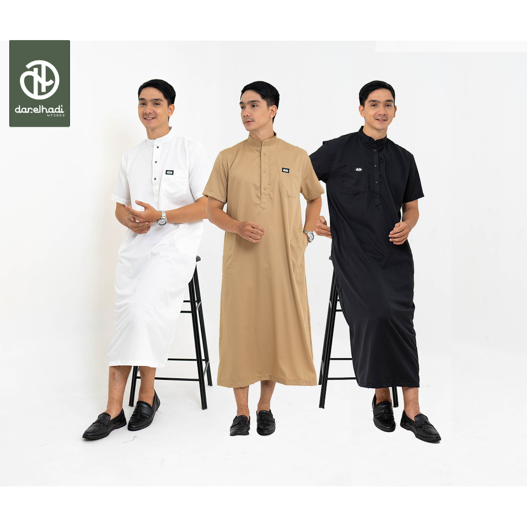 Jual Gamis Pria Lengan Pendek Baju Koko Gamis Pria Dewasa Jubah Pria
