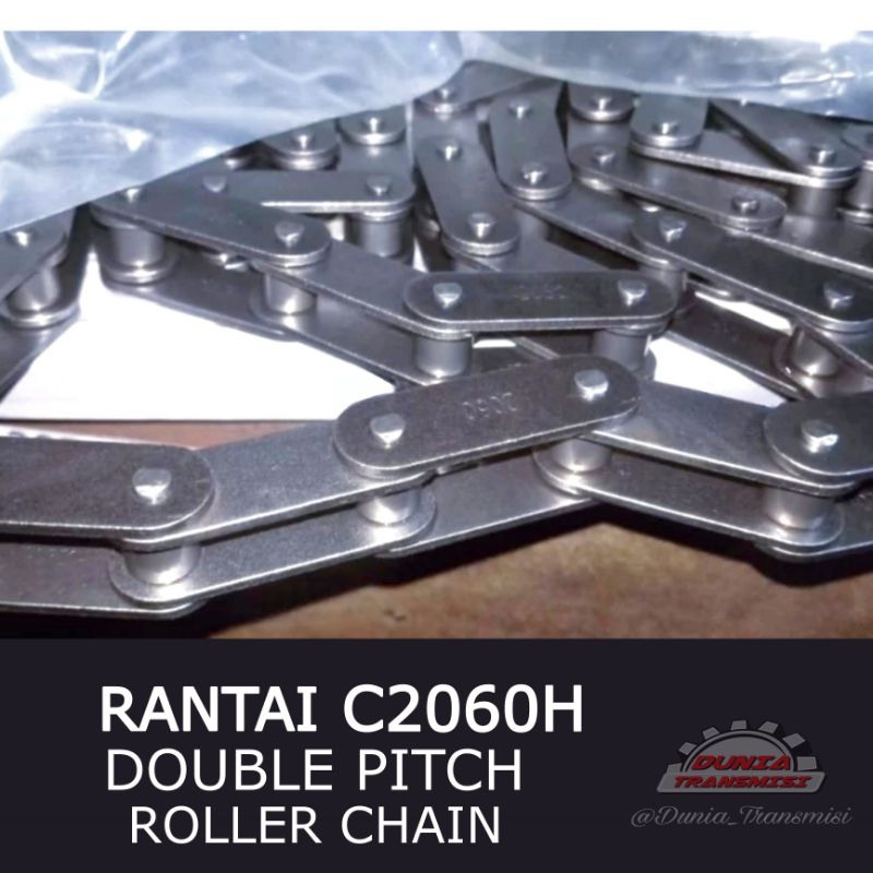 Jual Rantai Conveyor Chain C2060H C 2060H Double Pitch Chain C 2060 H ...