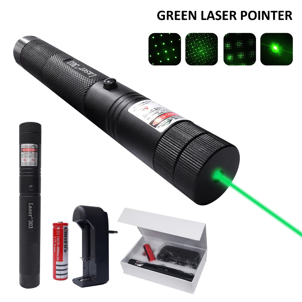 Jual GREEN LASER POINTER / LASER POINTER 303 / LASER PRESENTASI / LASER ...