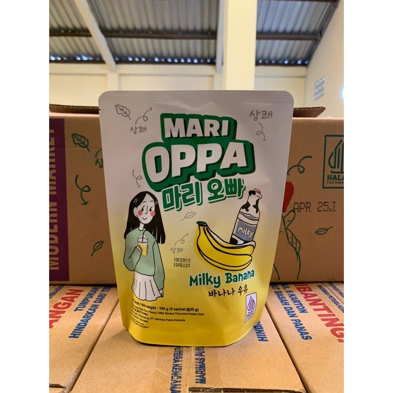 Jual Mari Oppa Milky Banana Shopee Indonesia