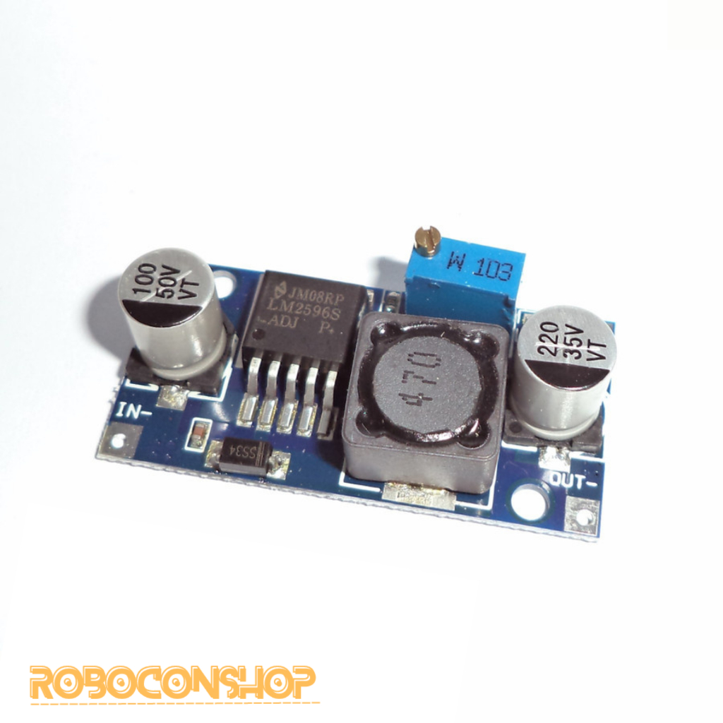 5 Moduli LM2596 DC Buck Converter Step Down Con Voltmetro LED – Regolatore Di Tensione - Foto 4