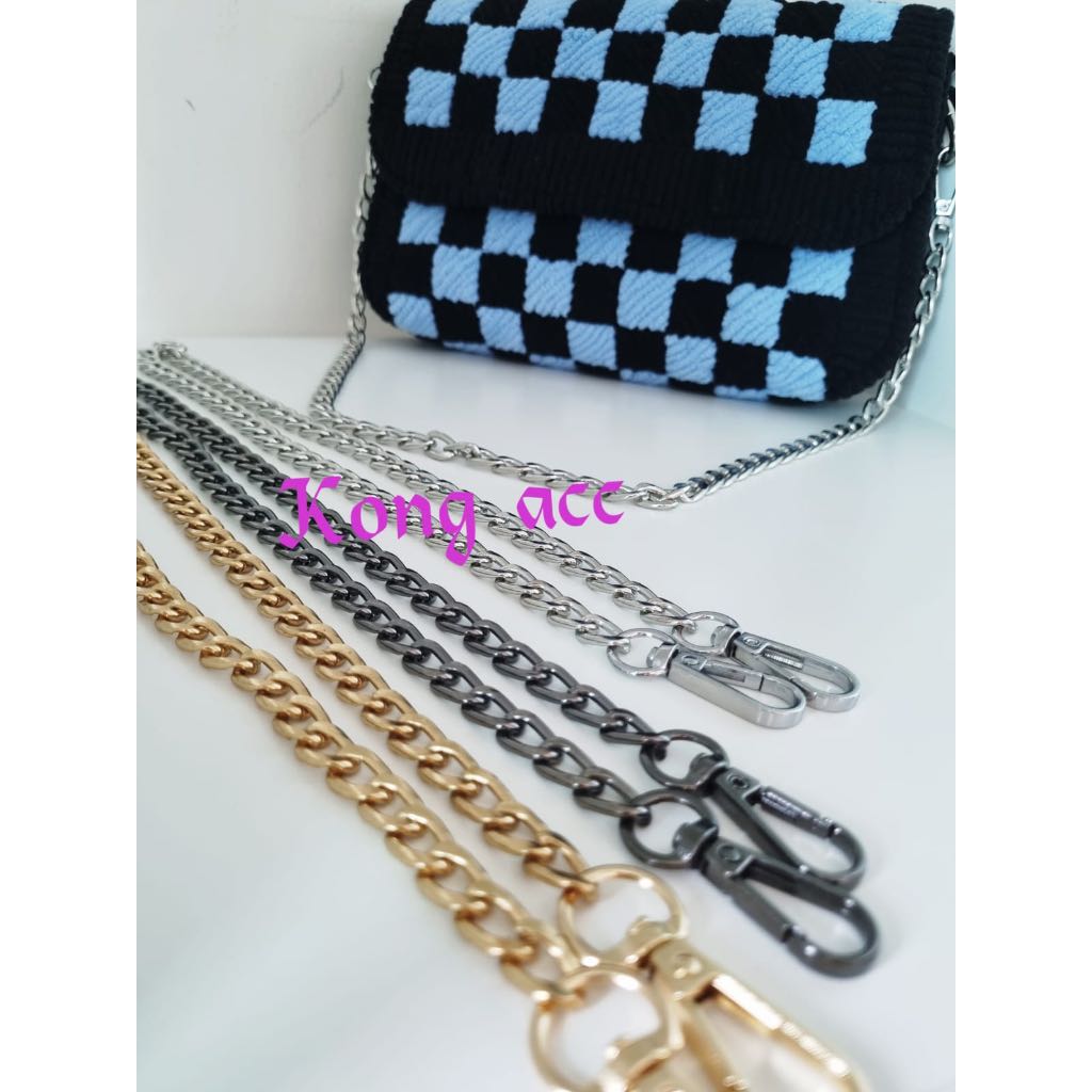 Jual TALI RANTAI TAS BESI BERAT 2,6MM CANTOLAN BESAR 60 CM/PCS | Shopee ...