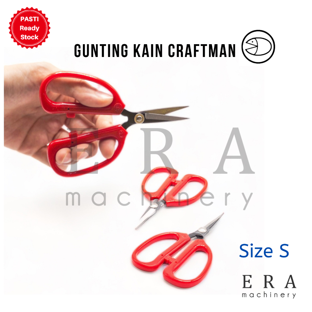 Jual Gunting Craftman Size S Potong Bahan Kain Bobok / Tailor Craft Man ...