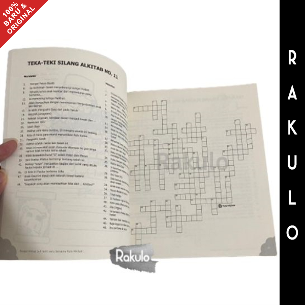 Jual Buku Permainan Teka Teki Silang Alkitab TTS Kristen Rohani Kuis ...