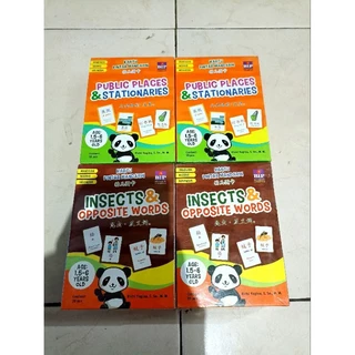( PROMO BUKU MURAH ORIGINAL ) BUKU ANAK / KARTUN ANAK / KARTU PINTAR MANDARIN / INSECTS & OPPOSITE WARDS / BEST SELLER / MANDARIN / INGGIRS / INDONESIA / ANAK ANAK