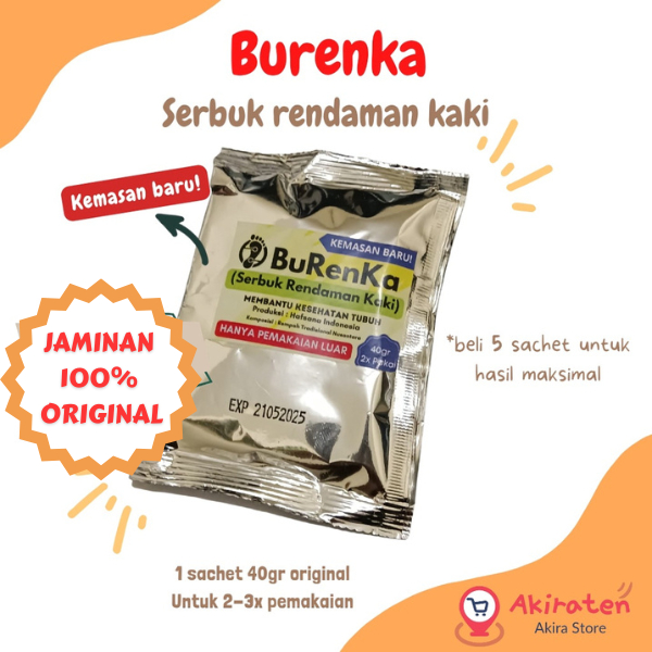 Jual Burenka Original Ramuan Serbuk Rendaman Kaki | Shopee Indonesia