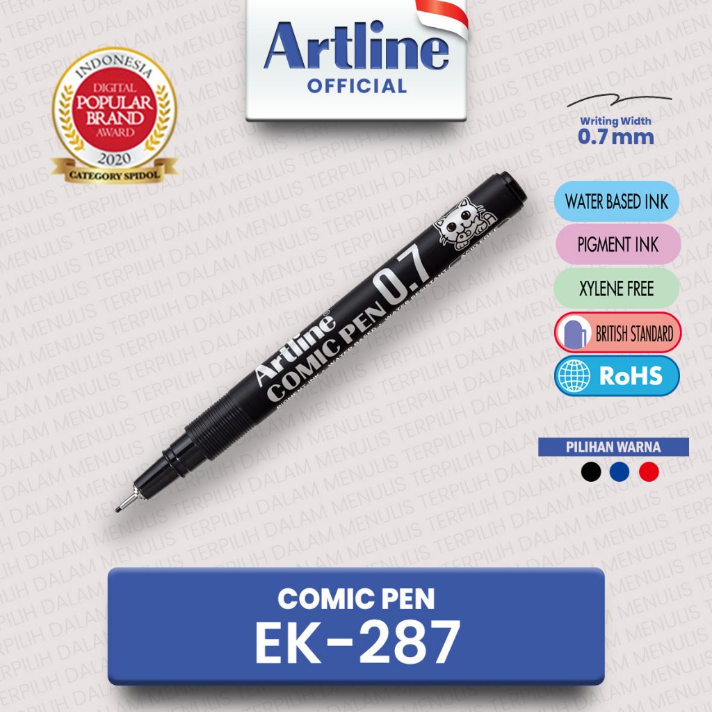 Artline Zeichenstift 0,7 Mm – Wasserfeste Pigmenttinte (12er Pack)