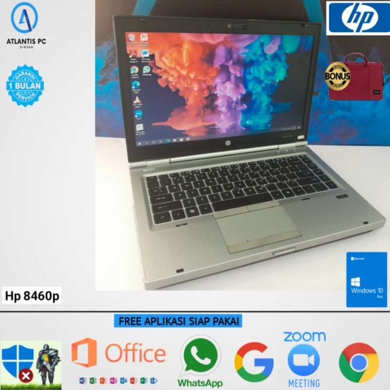 Jual Laptop Hp Elitebook 8460p Core I5 Gen 2 Ram 4gb Ssd 128gb Windows 10 Siap Pakai 5912