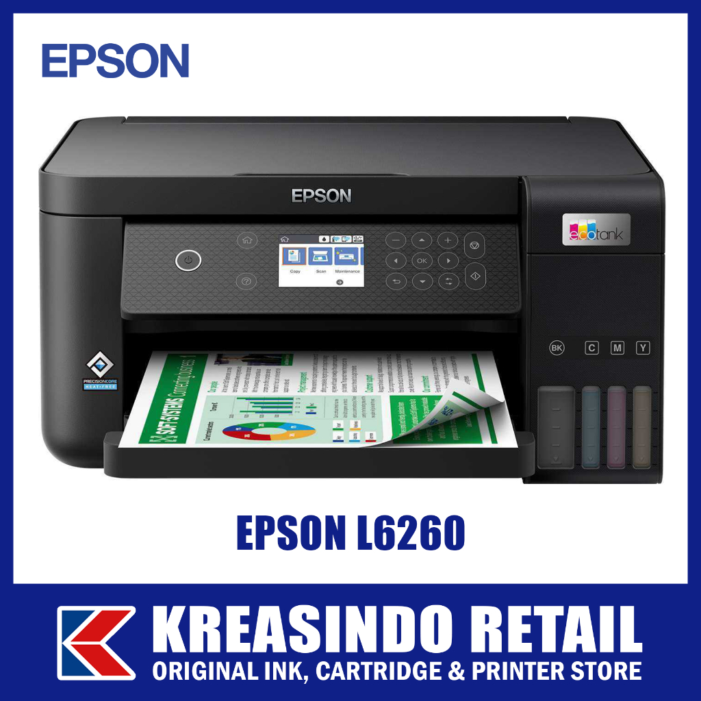 Jual Epson L6260 Duplex All In One Printer Wifi Lanethernet Shopee Indonesia 3823