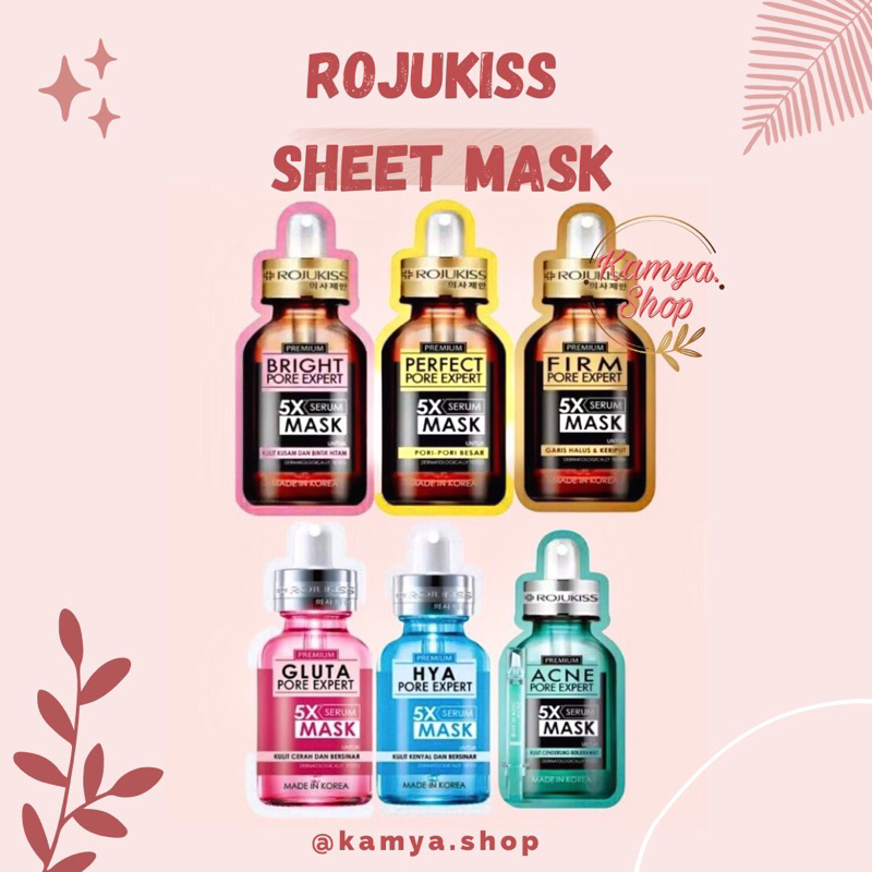 Jual Rojukiss - Pore Expert 5X Serum Sheet Mask | Shopee Indonesia