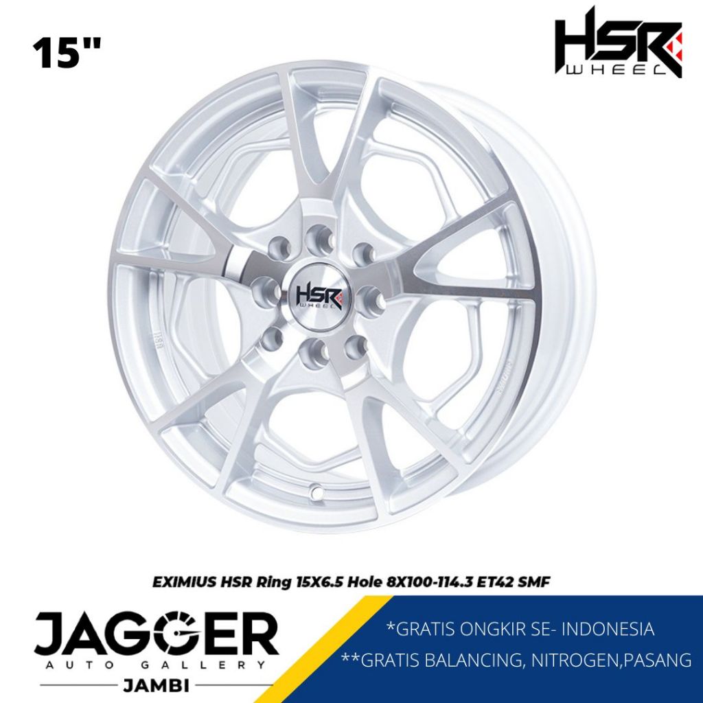 Jual velg mobil avanza, xenia, jazz, brio. Hsr EXIMIUS R15 | Shopee ...