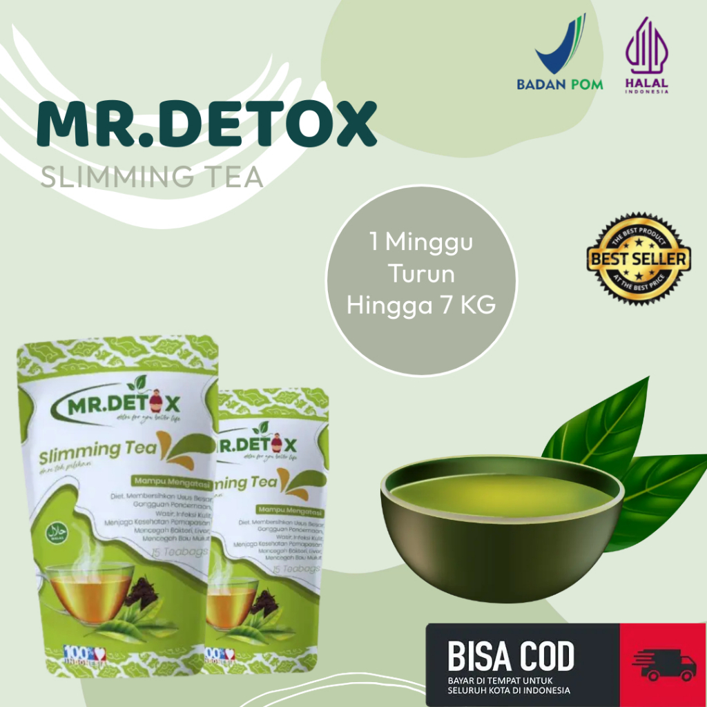 Jual Detoks Teh Diet Slimming Tea Ampuh Melangsingkan Badan Dan Mengecilkan Perut Buncit Tanpa