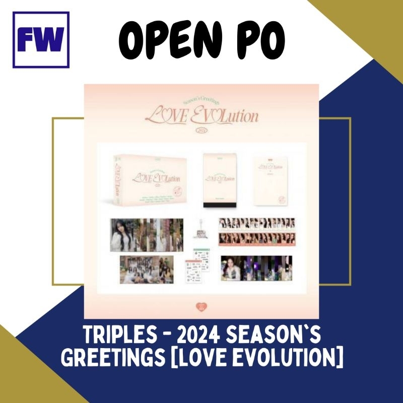 Jual TripleS 2024 Season's Greetings [Love EVOLution] Official Shopee