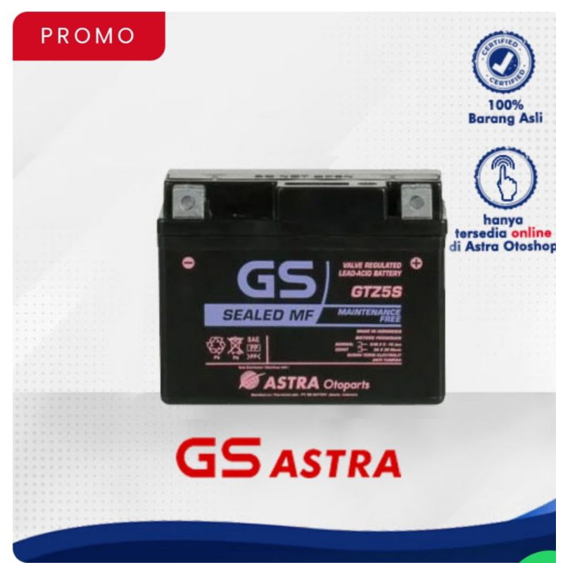 Jual Aki Gs Astra Mf Gsmf Gtz S Shopee Indonesia