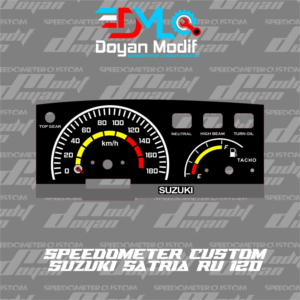 Jual speedometer custom suzuki satria RU120 | Shopee Indonesia