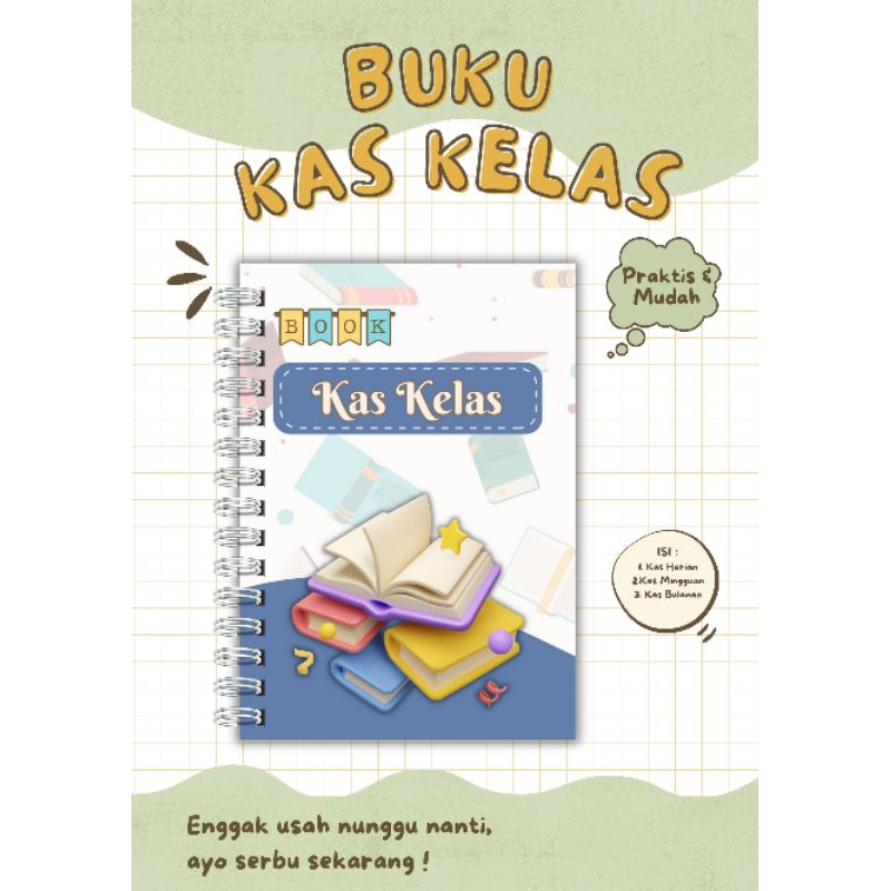 Jual Buku Kas Kelas Harian Mingguan Bulanan Spiralbuku Kas Kelas Murah Shopee Indonesia 1545