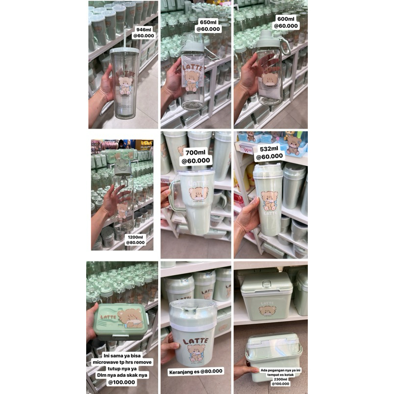 Jual Miniso X Mikko X Sanrio | Botol Minum Mikko Miniso | Lunch box ...