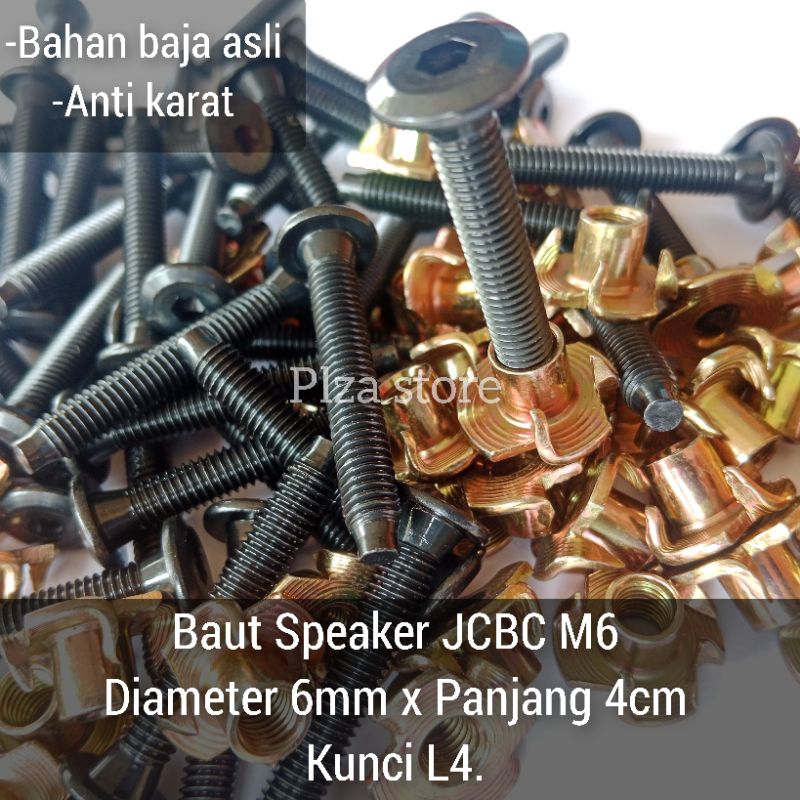 Jual Baut Cakar M Untuk Bok Spiker Baut Cakar Buat Box Speaker Baut Baja Asli Baut Full Drat