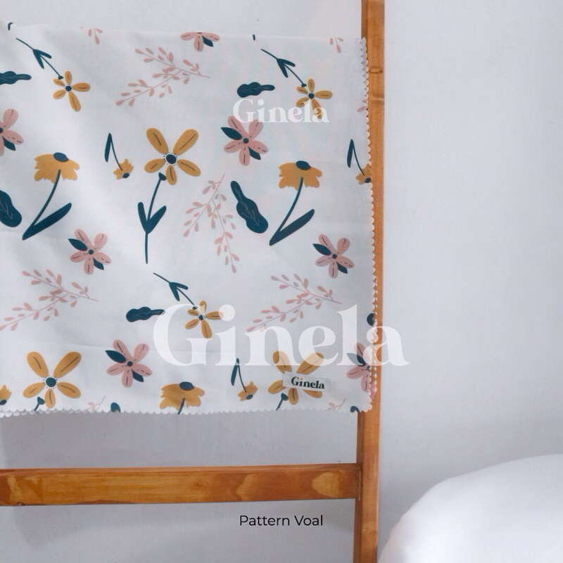 Jual Pattern Voal Ginela | Voal Motif | Hijab Motif dua sisi | Shopee ...
