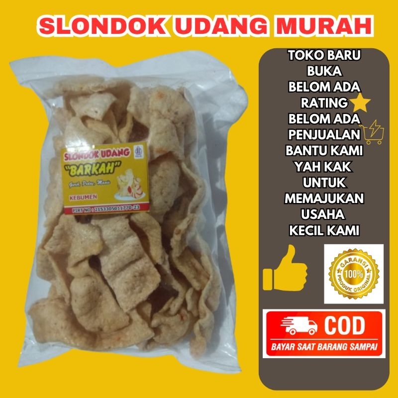 Jual Slondok Selondok Udang Kerupuk Slondok Pedas Manis Snack